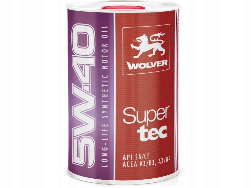 

Olej silnikowy Wolver SuperTec 5W-40 1L