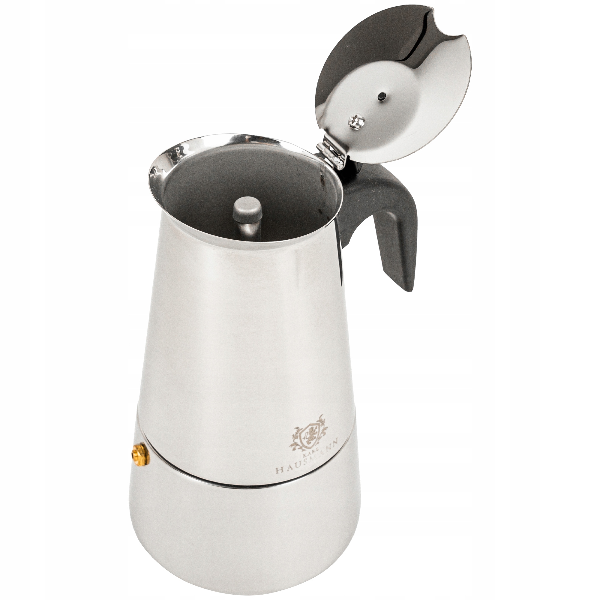 KAWIARKA DO KAWY STALOWA ZAPARZACZ 450ML NA 9 FILIŻANEK KAWY ESPRESSO Pojemność 450 ml