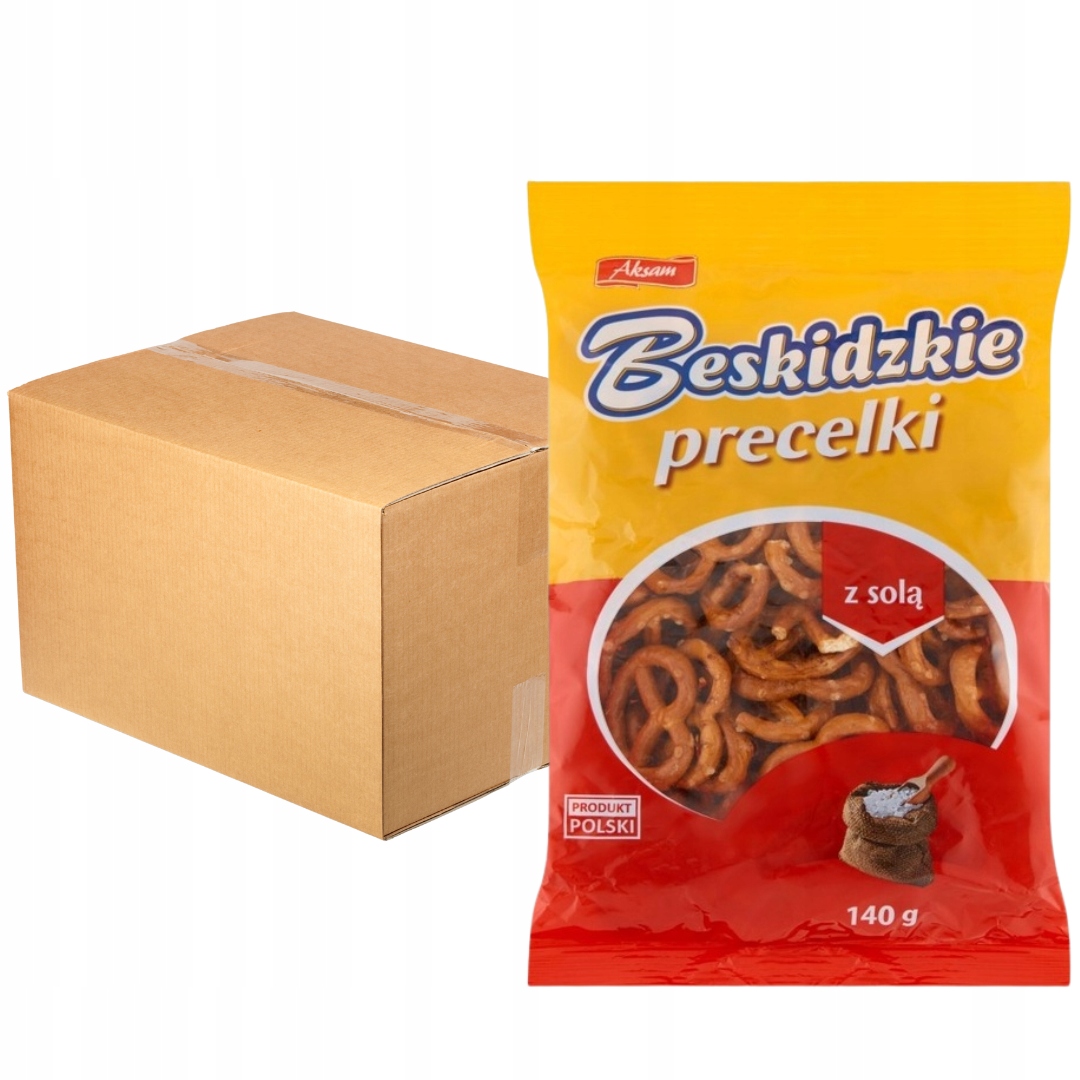 Beskydské preclíky se solí 140 g x 18 kusů