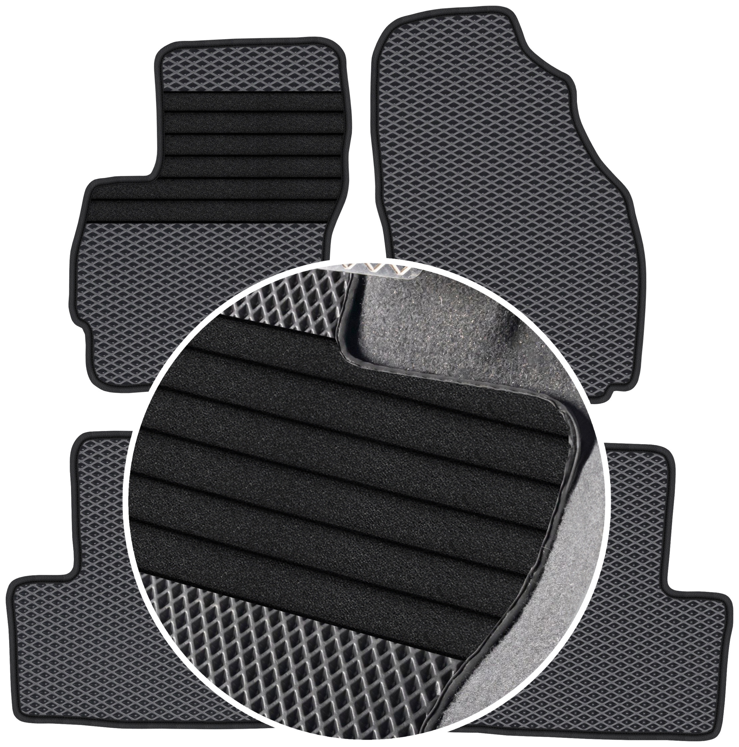 Mazda 5 I 2005-2010 Gumové rohože do auta Eva