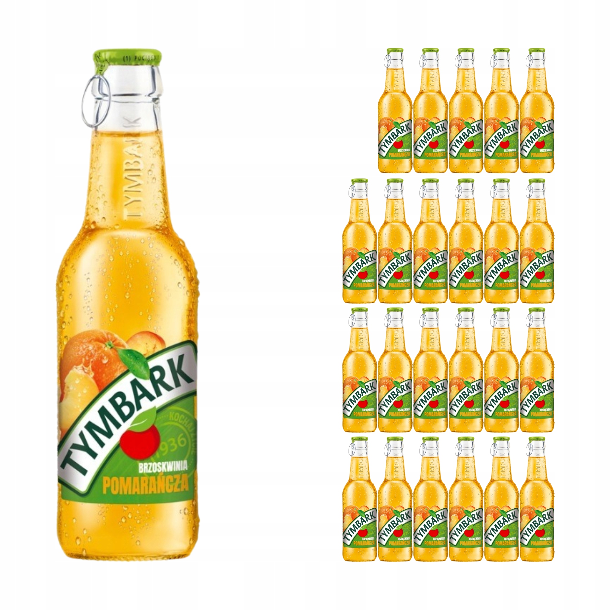 Tymbark Napój Butelka Pomarańcza brzoskwinia 24x250ml