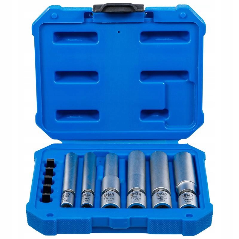 Sada kloubových nástavců pro žhavicí a zapalovací svíčky 11 ks Bgs