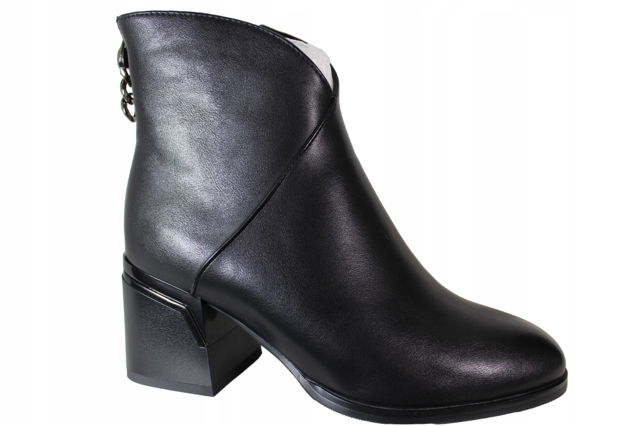 Kotníkové Boty Filippo DP4860 VEL.39 Černé Lico