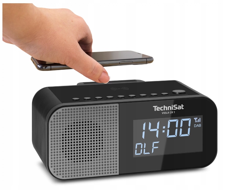 Radiobudík Dab+ Fm TechniSat Viola Cr 1 Indukční nabíječka Qi Usb