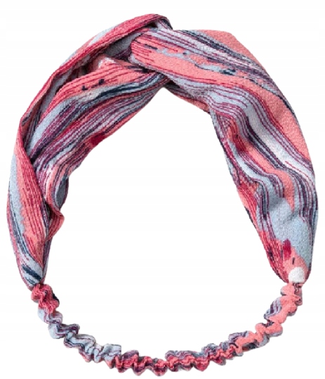 

Opaska Turban Damska Na Głowę Gumka Róż