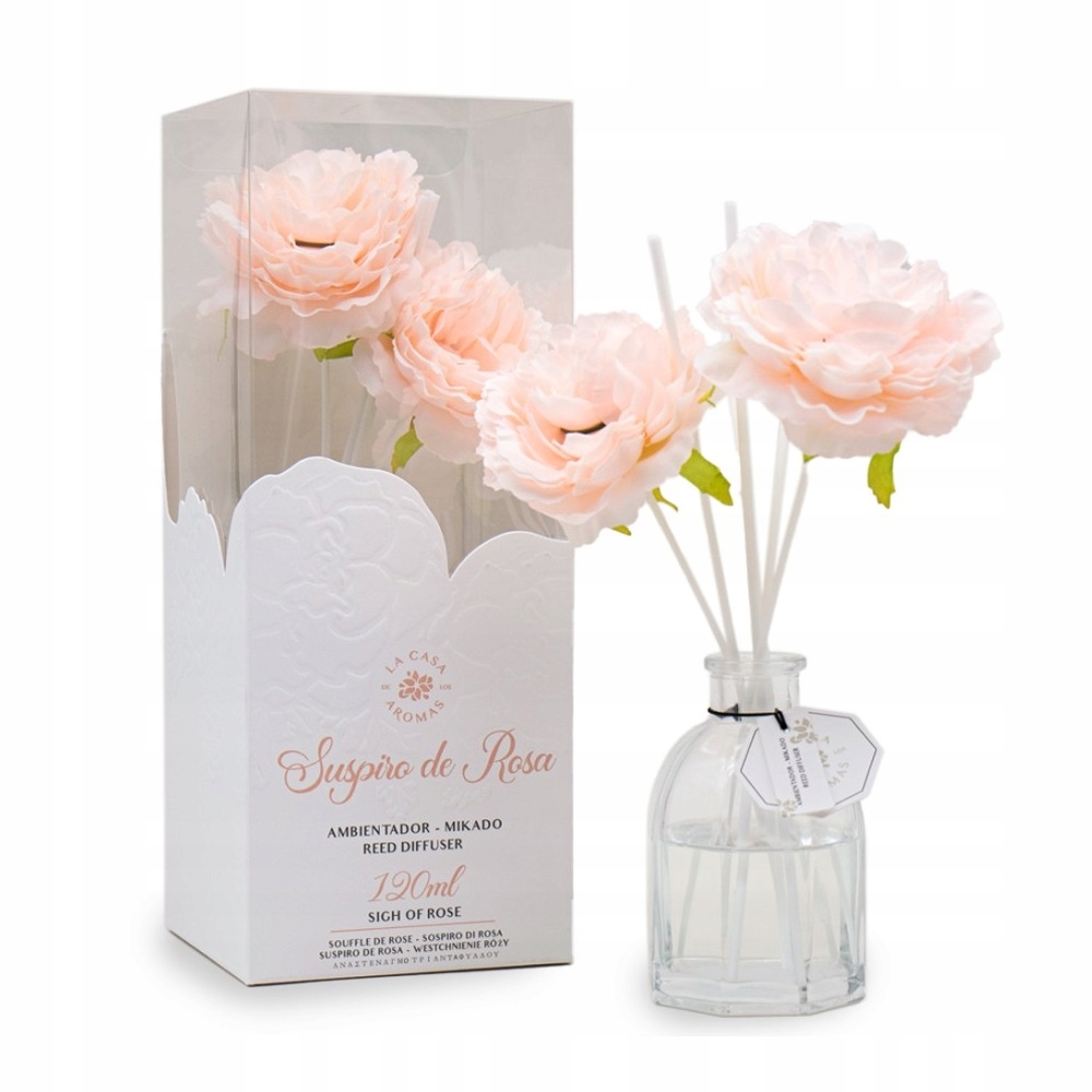 Levně La Casa de los Aromas Flower Vonné tyčinky Povzdech růže, 120 ml