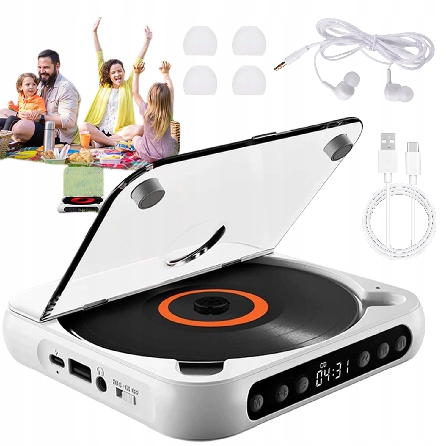 Проигрыватель компакт-дисков PyghDirect K5439 черный