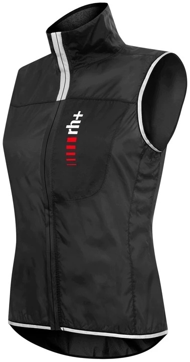 Acquaria Pocket W Vest S Kamizelka Rowerowa Damska Wiatroszczelna Czarna
