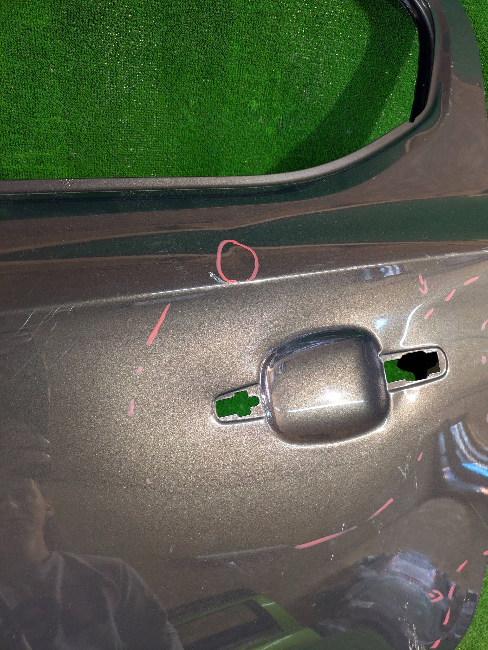 door rear. left left rear part OPEL CORSA D