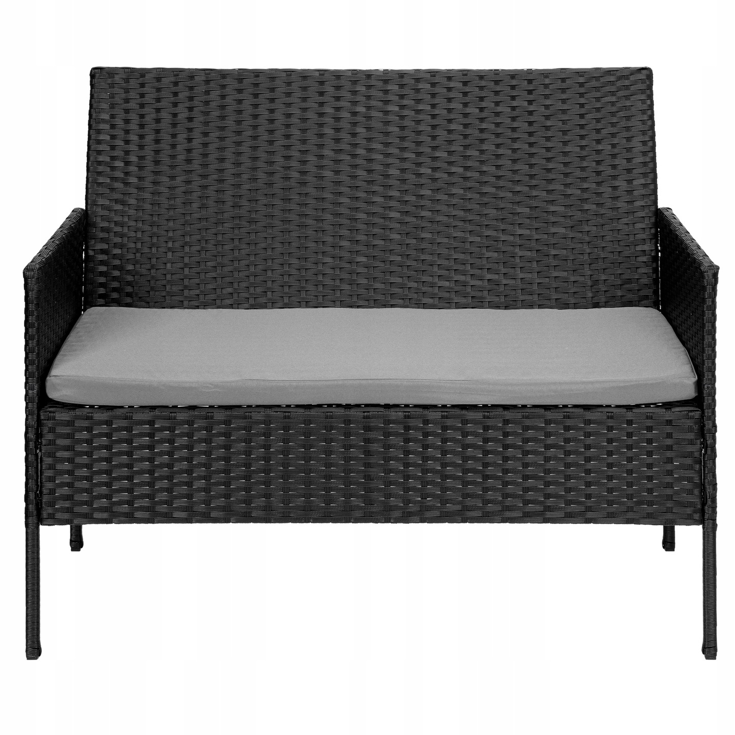 Zestaw Mebli Ogrodowych Technorattan Sofa Krzesła Stolik odporne na wodę Materiał dominujący technorattan