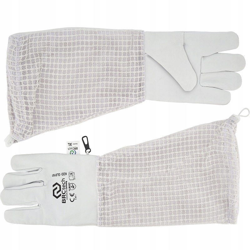 

Rękawice pszczelarskie skóra wentylowane BRCtech M