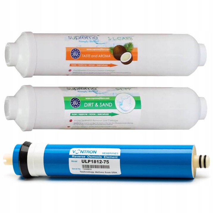 Filtrační vložky Ro osmóza membrána 75GPD Set