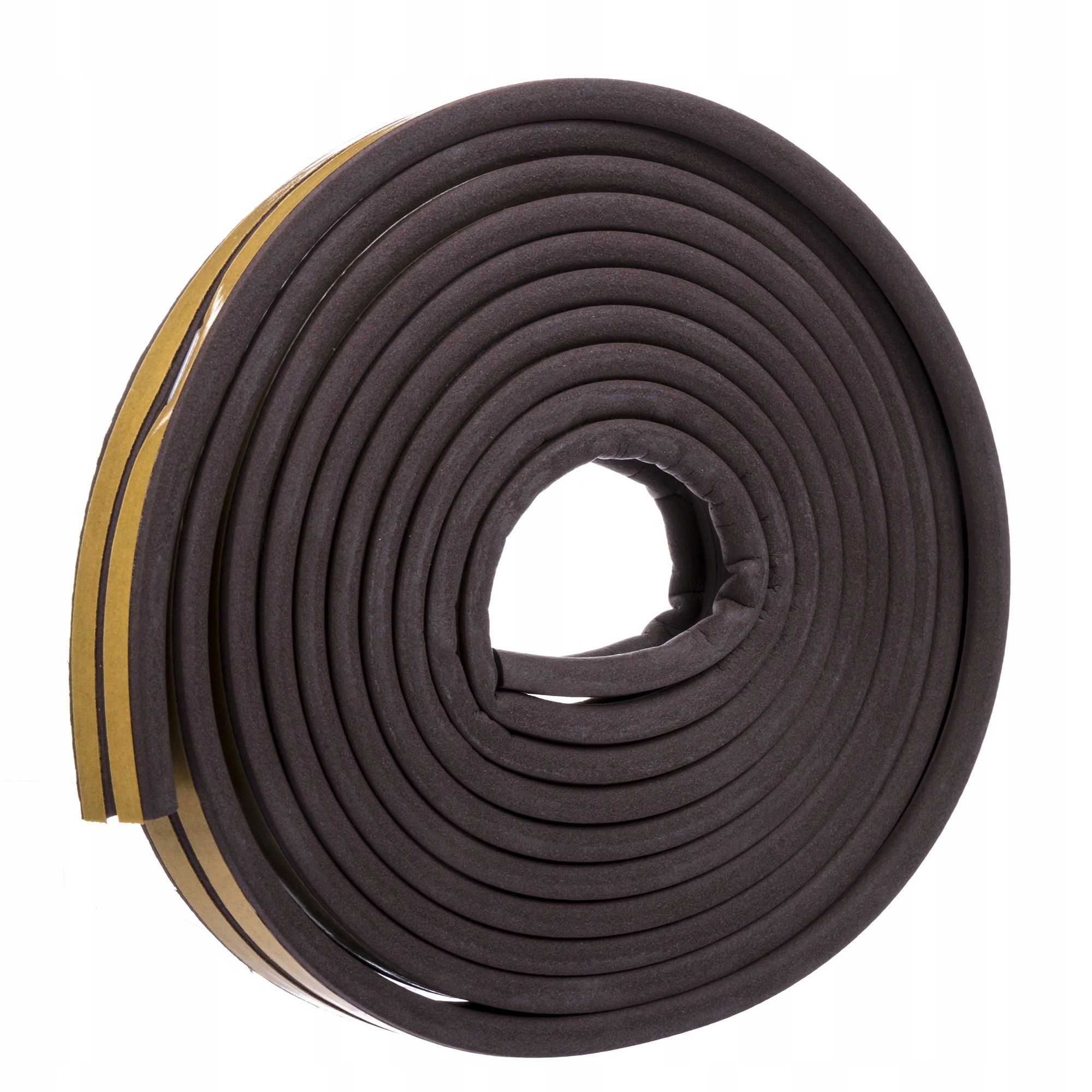 USZCZELKA DO OKIEN I DRZWI GUMOWA P 6m BRĄZ