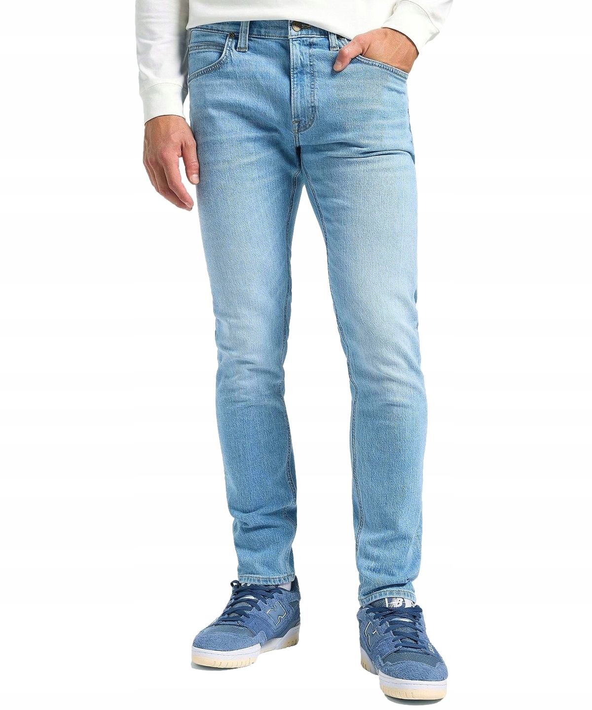 Pánské kalhoty Lee Luke Slim Tapered 112363977 Typhoon velikost W31 L34