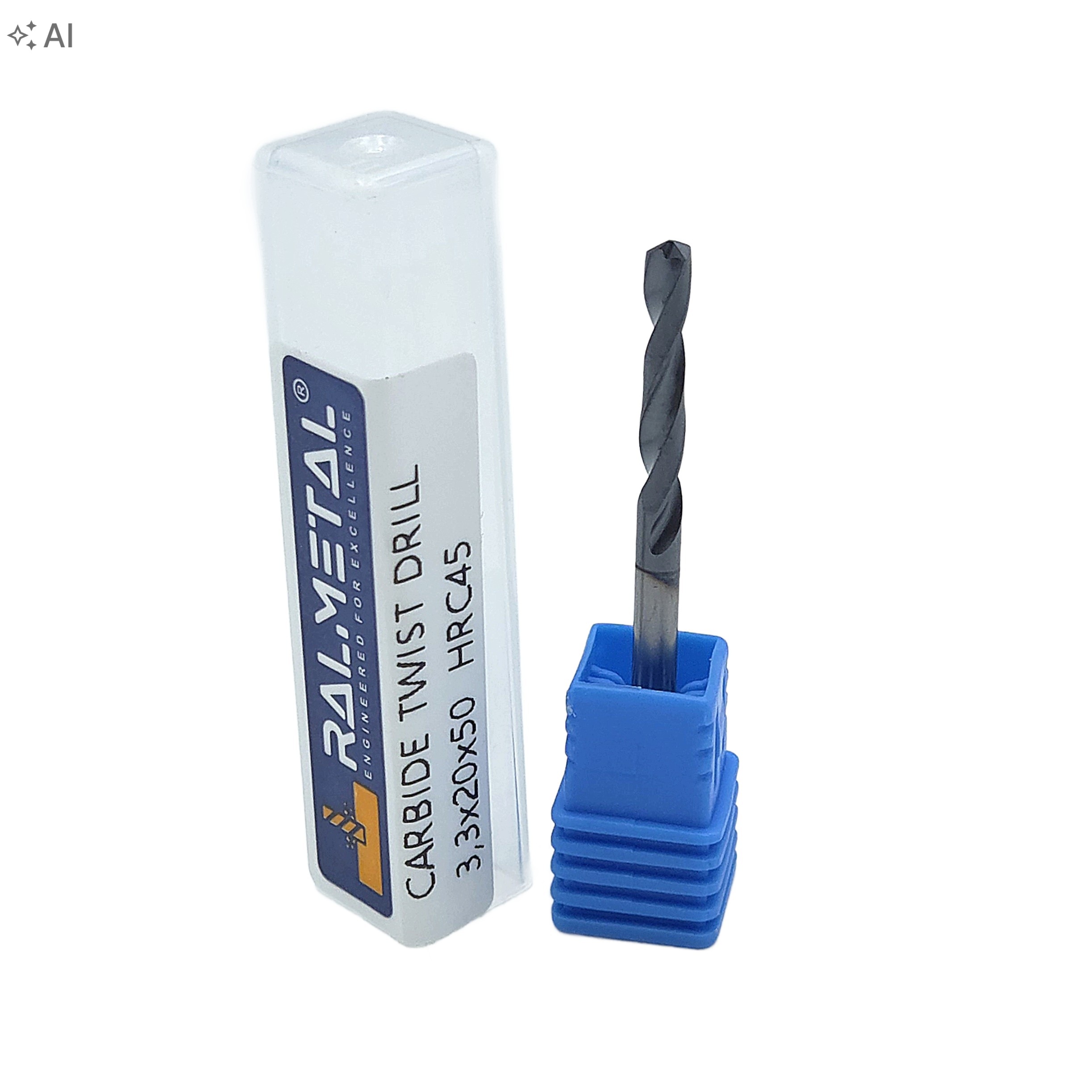 Vrták karbidový Vhm 3.5 x 20 x 50 mm 45 Hrc