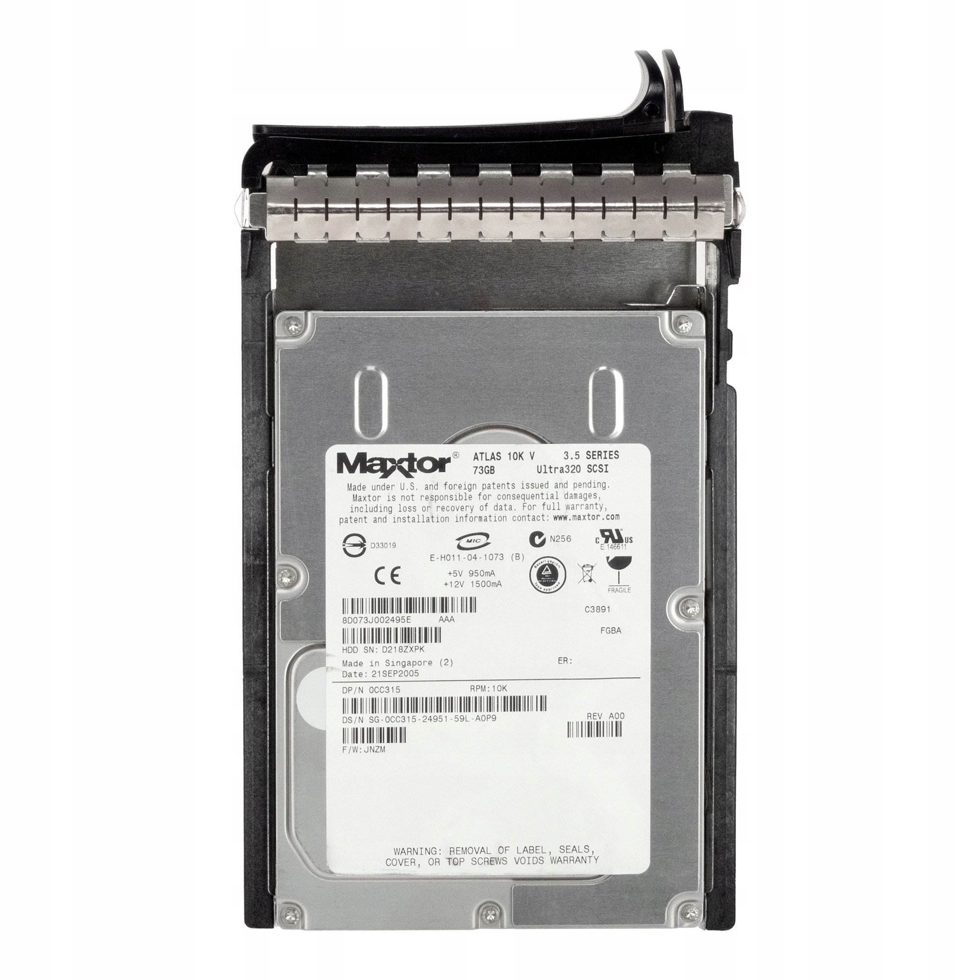 Dell 0CC315 73GB 10K 8MB Scsi U320 3.5'' 8D073J0