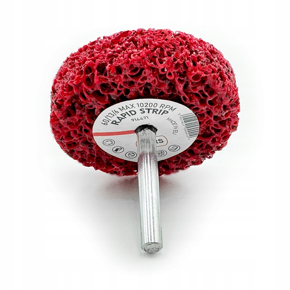 Dysk trzpieniowy z włókniny do usuwania rdzy NYLON COARSE 60x13x6 RED Kod producenta CM63534