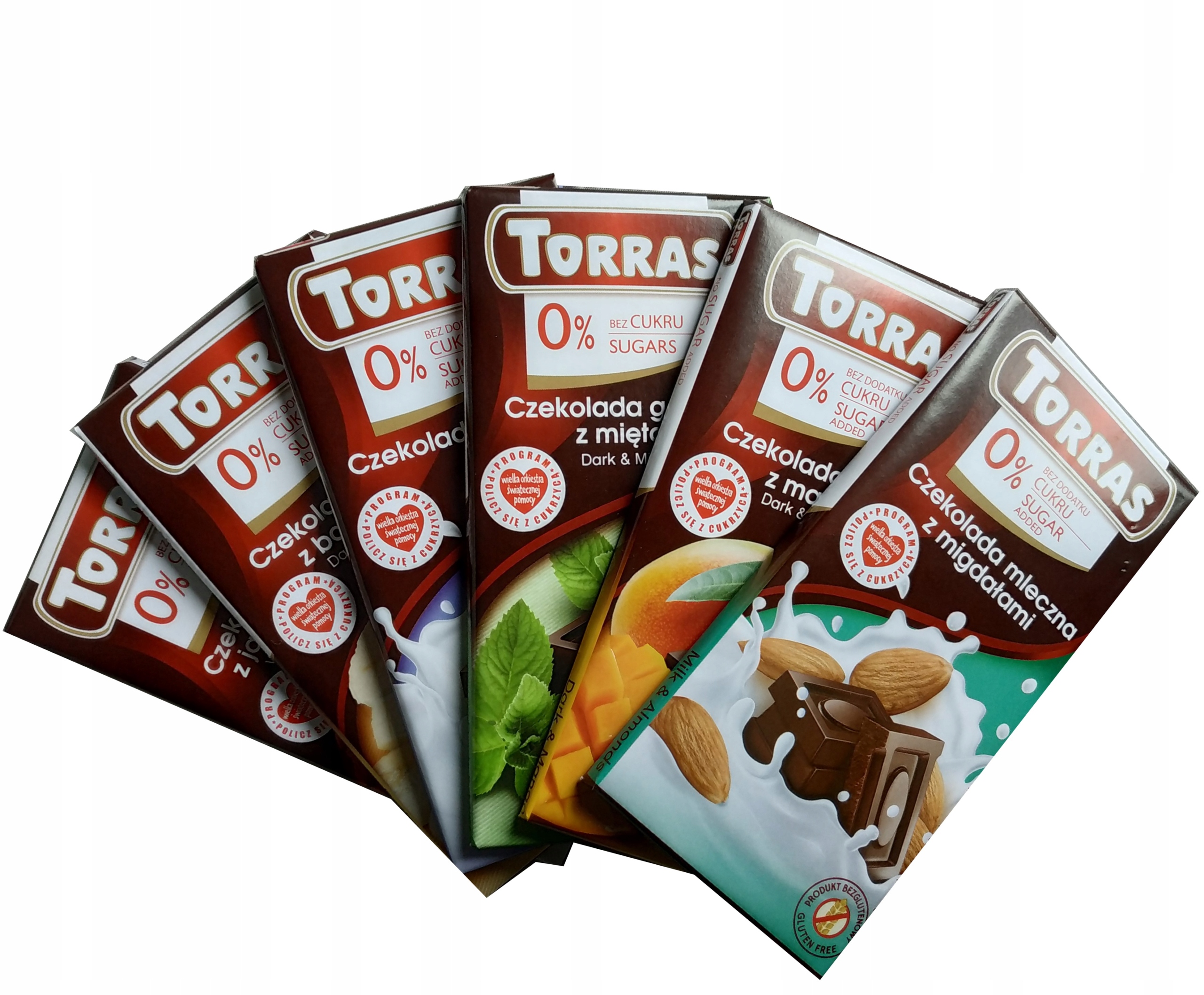 Levně Sada Čokolády Bez Cukru 6 čokolád dárek Pro Diabetika na Den žen