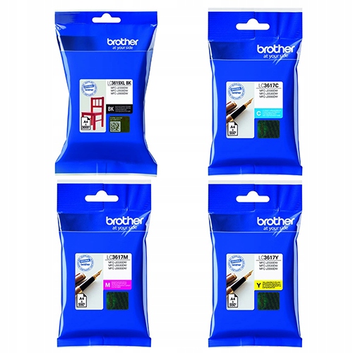 4x TUSZ BROTHER LC3619 3617 MFC-J2330DW MFC-J2730DW MFC-J3530DW MFC-J3930DW