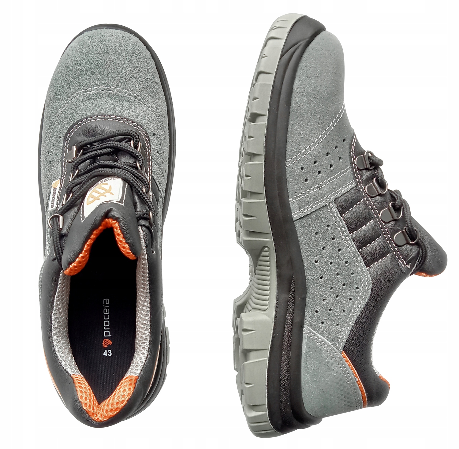 BUTY ROBOCZE PÓŁBUTY OCHRONNE Z PODNOSKIEM BHP 39 Marka Procera