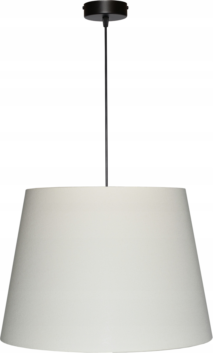 Závěsná lampa Převis Lustr E27 Krémové stínidlo Kužel 30x40 h28 Mirano