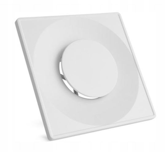 Anemostat Askv fi 125 mm ventilační Čtverce bílý Ventlab