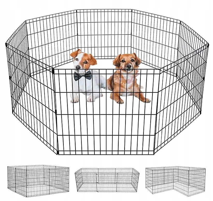 Modulární klec Kotec Pro Psa Kočku Králíka Výběh 76 x 61 cm