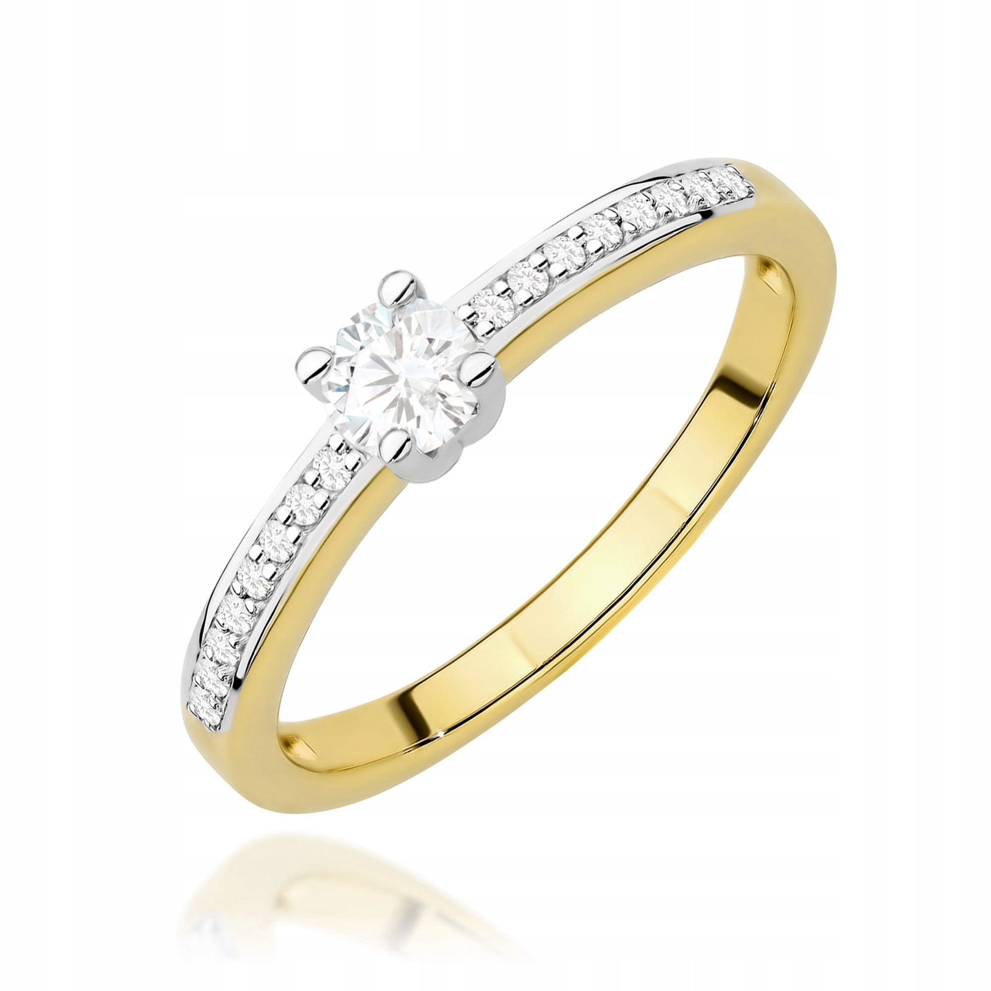 Prstýnek s laboratorními diamanty r21