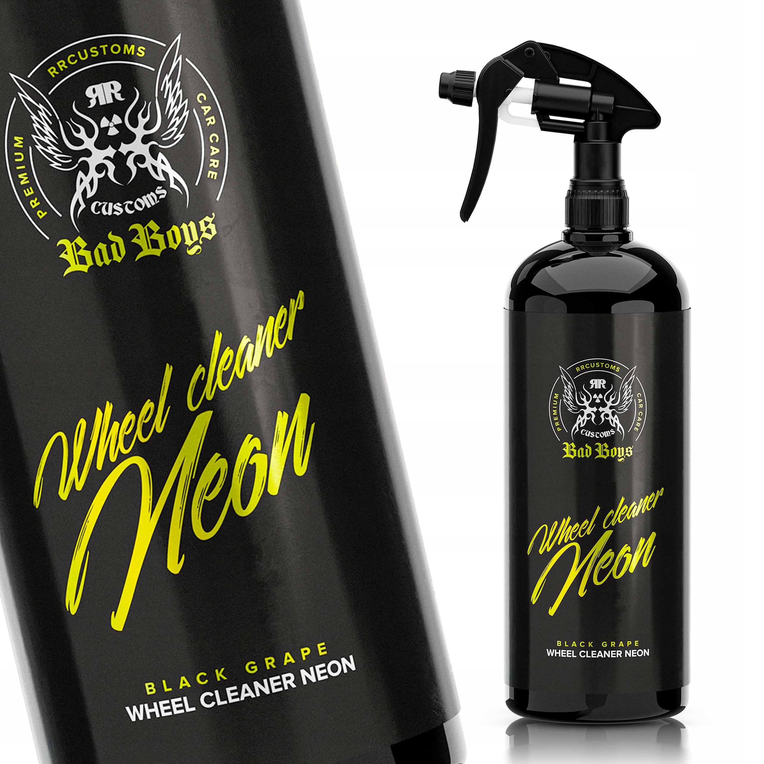 Rr Customs BadBoys Wheel Cleaner Neon 1L Płyn do czyszczenia felg