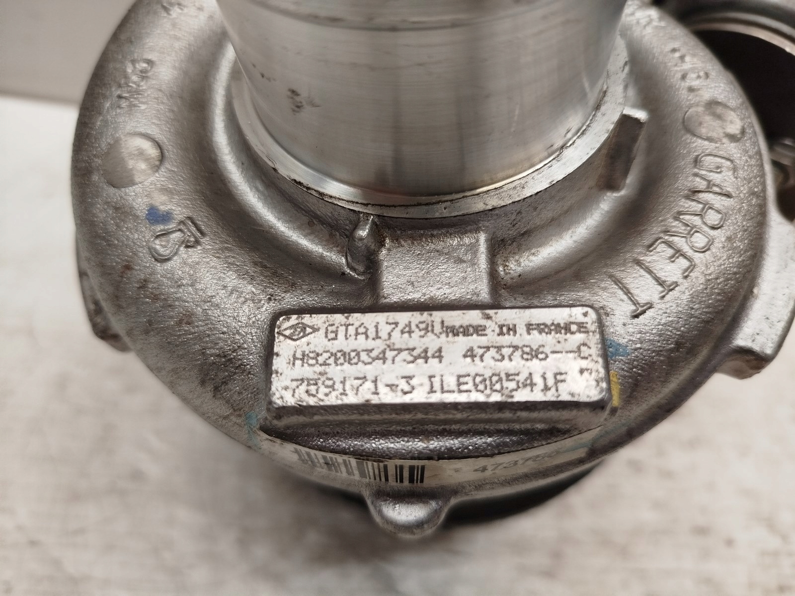 turbo 7701477853 GTA1749V H8200347344 2.0 dci Renault 109473 km