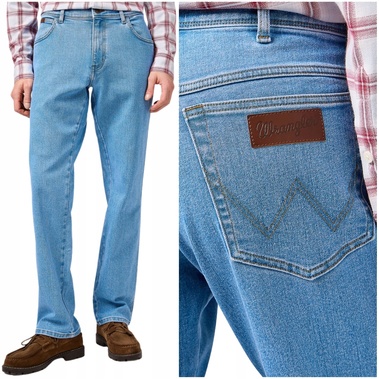 Wrangler Texas Skyline Splash klasické jednoduché džínové kalhoty W31 L32