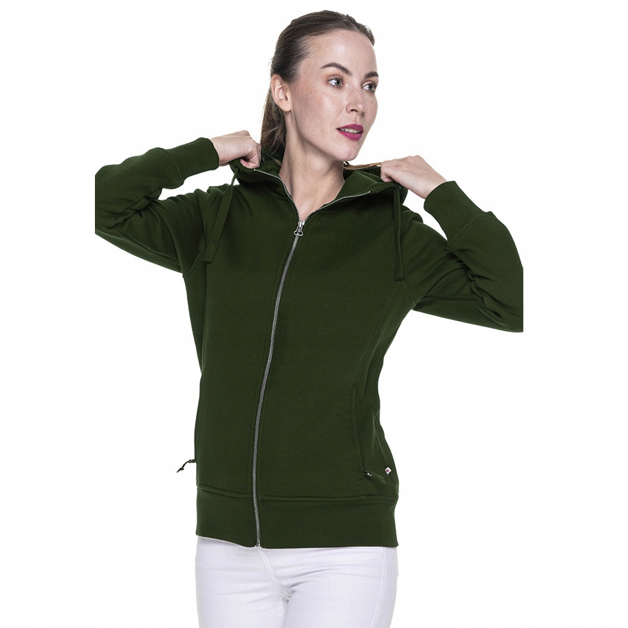 Dámská zelená Mikina Ladies' Bison [L]