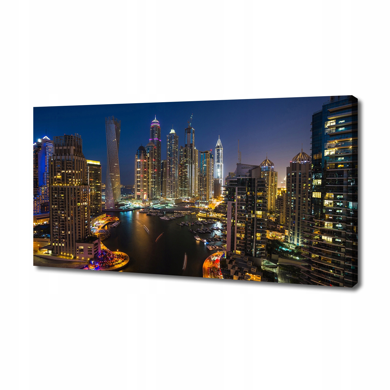 

Foto obraz na płótnie Marina w Dubaju 140x70 cm