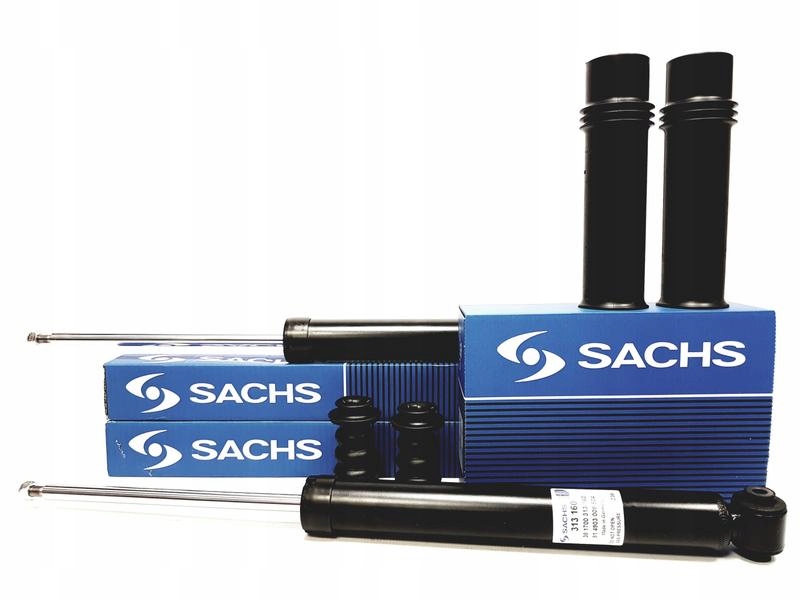 2× SACHS АМОРТИЗАТОР ЗАД. PEUGEOT 307 01- + SACHS ЗАХИСТИ I ВІДБІЙНИКИ 900 248