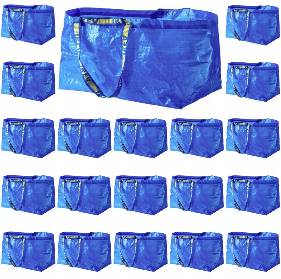 

Ikea Frakta Torba Na Zakupy Pranie Basen 71L-20szt