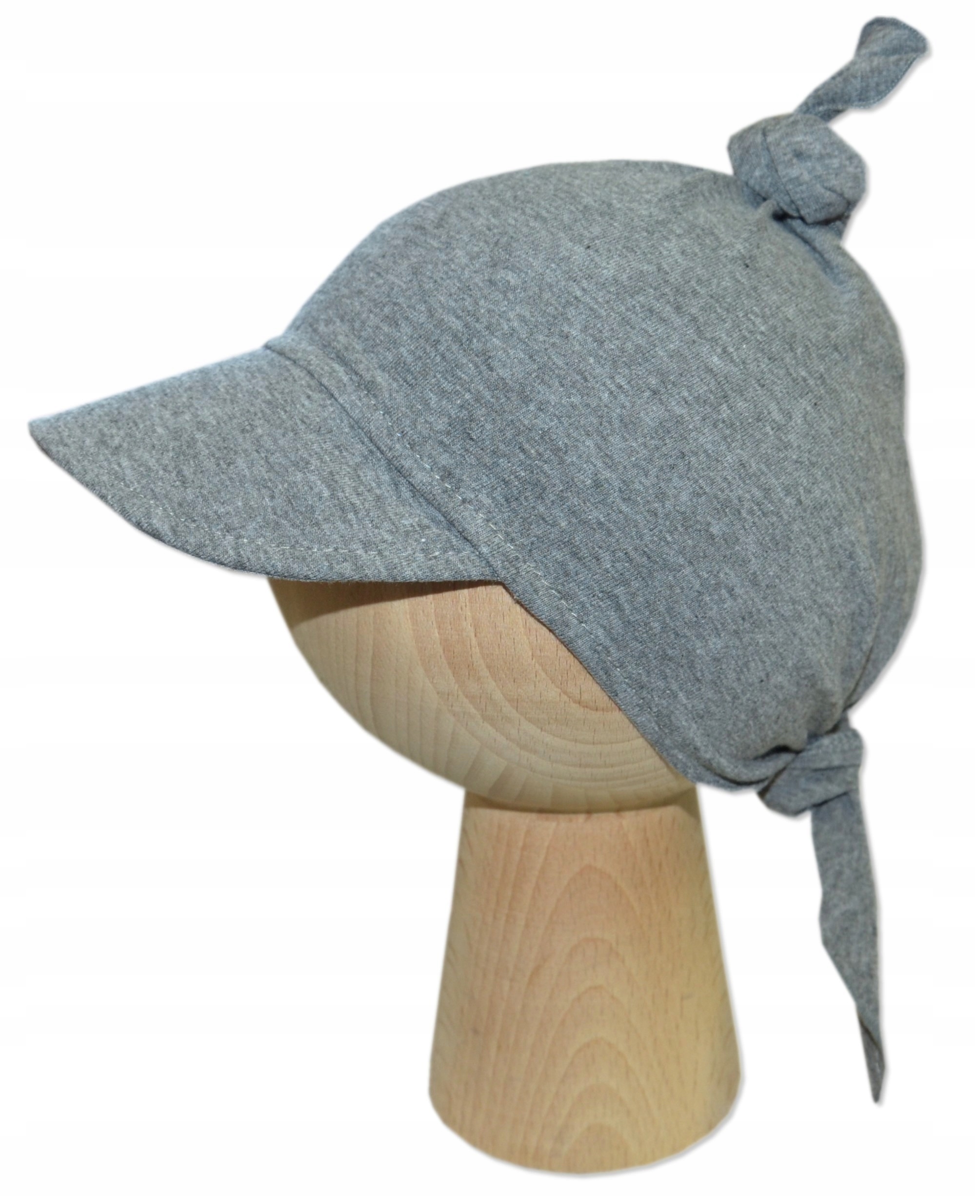 

chusta chustka z daszkiem ciemny melanż szary