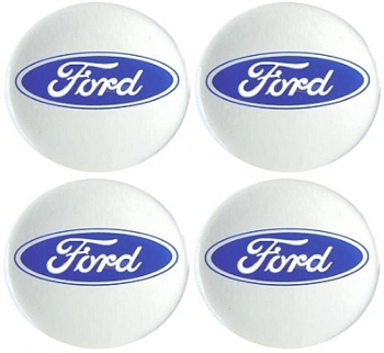 FORD 70mm EMBLEMATY NAKLEJKI NA KOLPAKI ALU FELGI