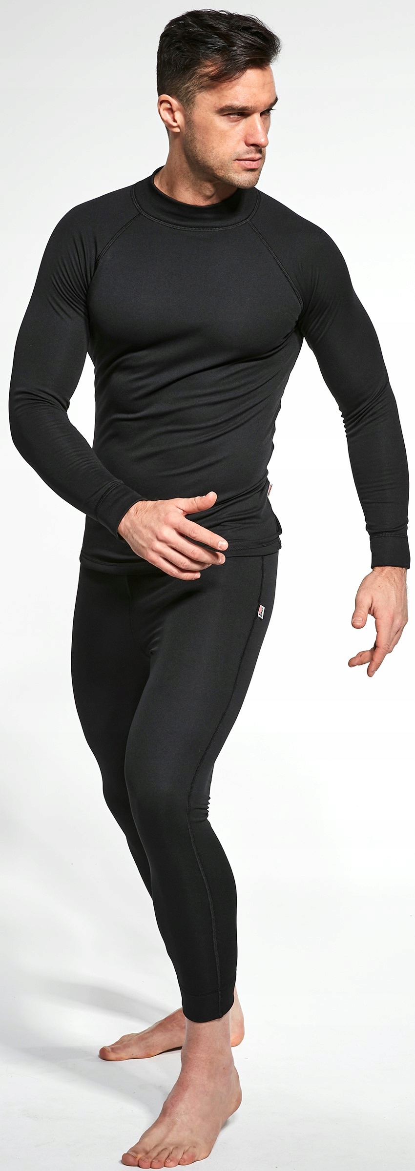 BIELIZNA TERMOAKTYWNA MĘSKA DAMSKA UNISEX OCIEPLANA POLSKA KOMPLET r. L Rozmiar L