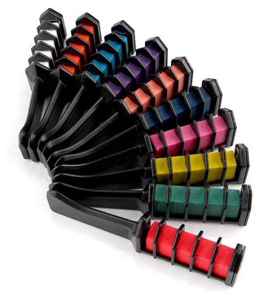 KREDA DO FARBOWANIA MALOWANIA WŁOSÓW ZMYWALNA 10szt Certyfikaty, opinie, atesty CE EN 71