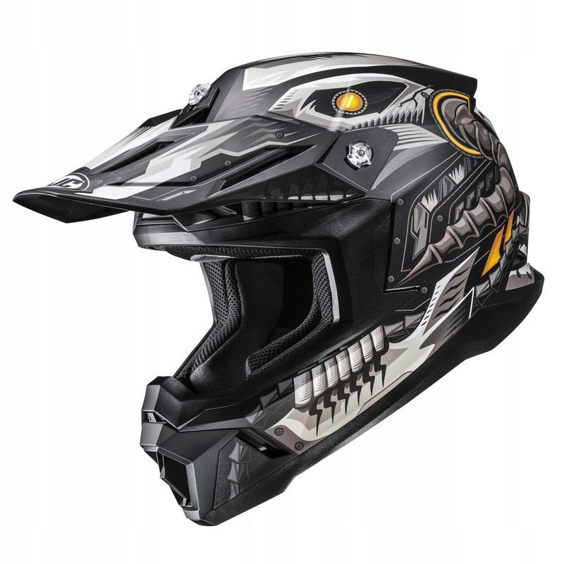 Helma Hjc C50 Mecha Beast Black Grey veľ.S Darčeky!