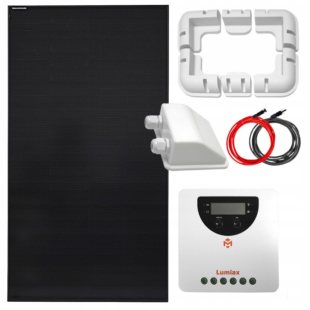 ZESTAW SOLARNY MONO KAMPER 180W + REGULATOR 20A