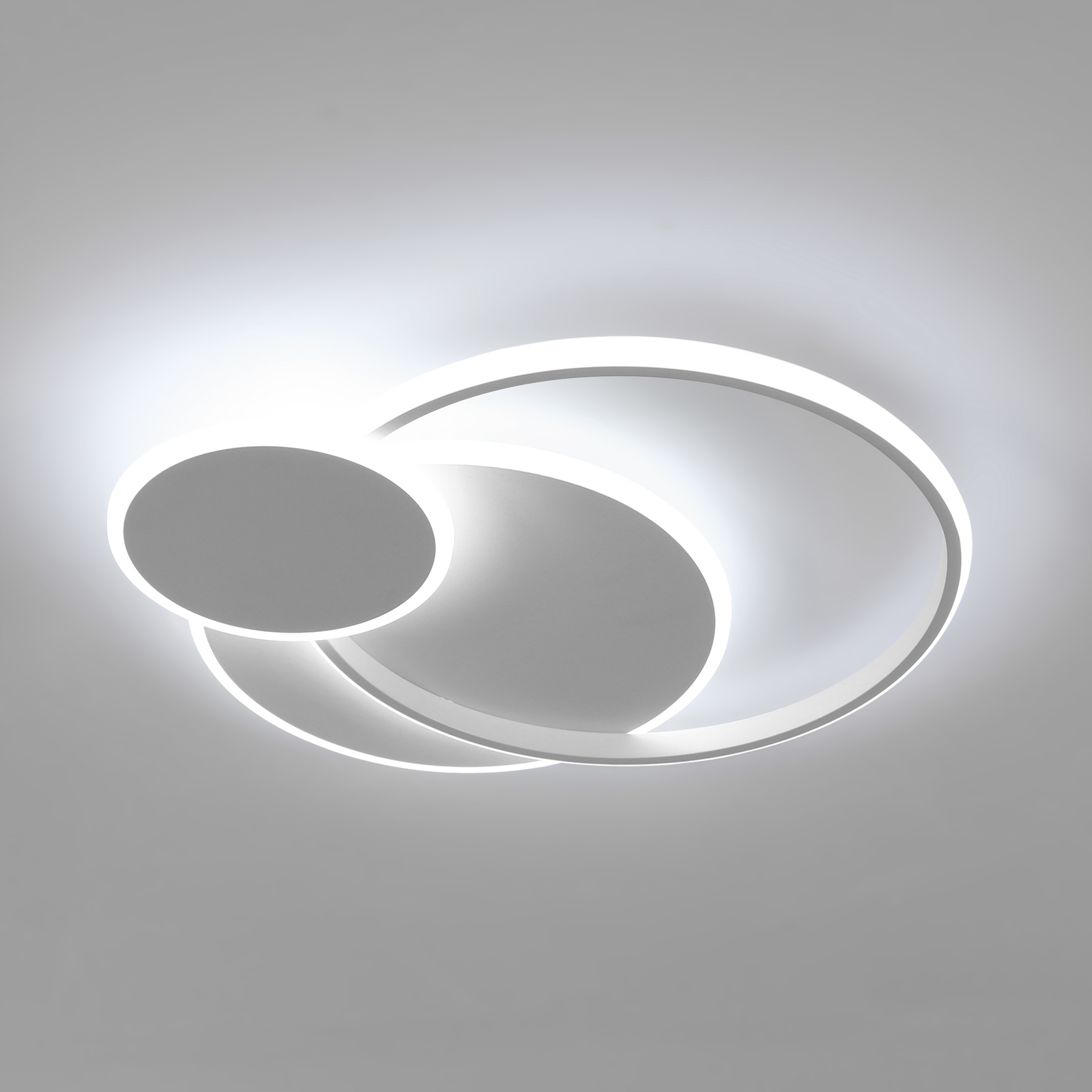 Led Stropní Svítidlo Plafon Bílé Kulaté s Dálkovým Ovládáním Moderní 38W