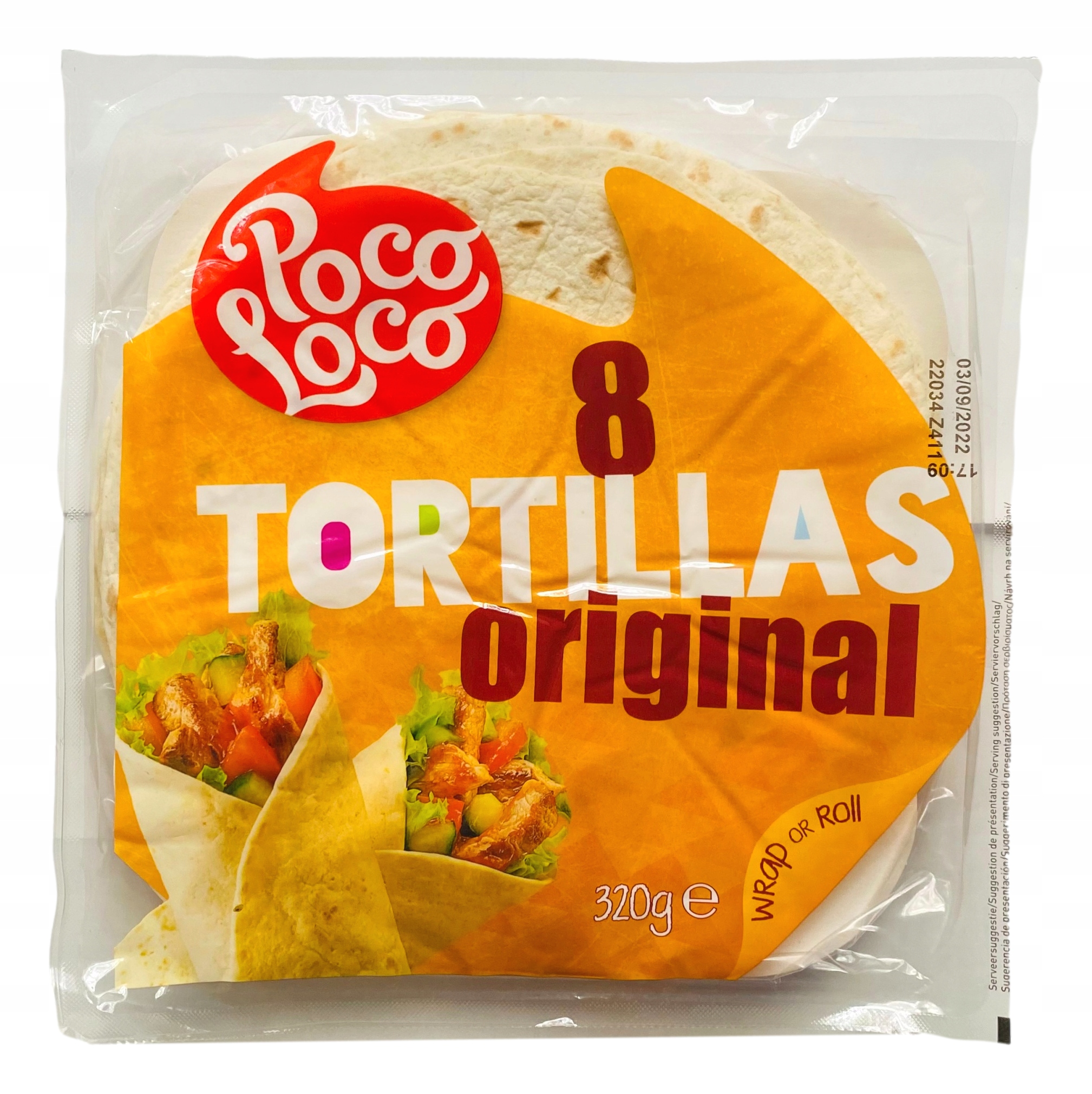 

Tortilla pszenna original 320g 8 sztuk