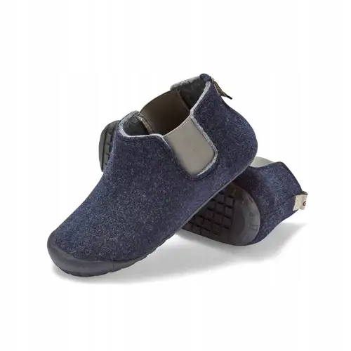 Teplé papuče Unisex Gumbies Brumby Navy & Grey| 41