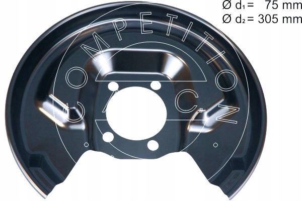 OSŁONA TARCZY HAM.TYLNA PRAWA AIC Producent części AIC