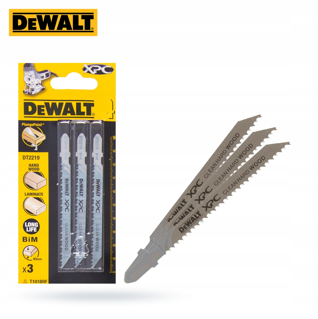 

DeWALT Brzeszczoty DT2219 do drewna 3 szt T101BRF
