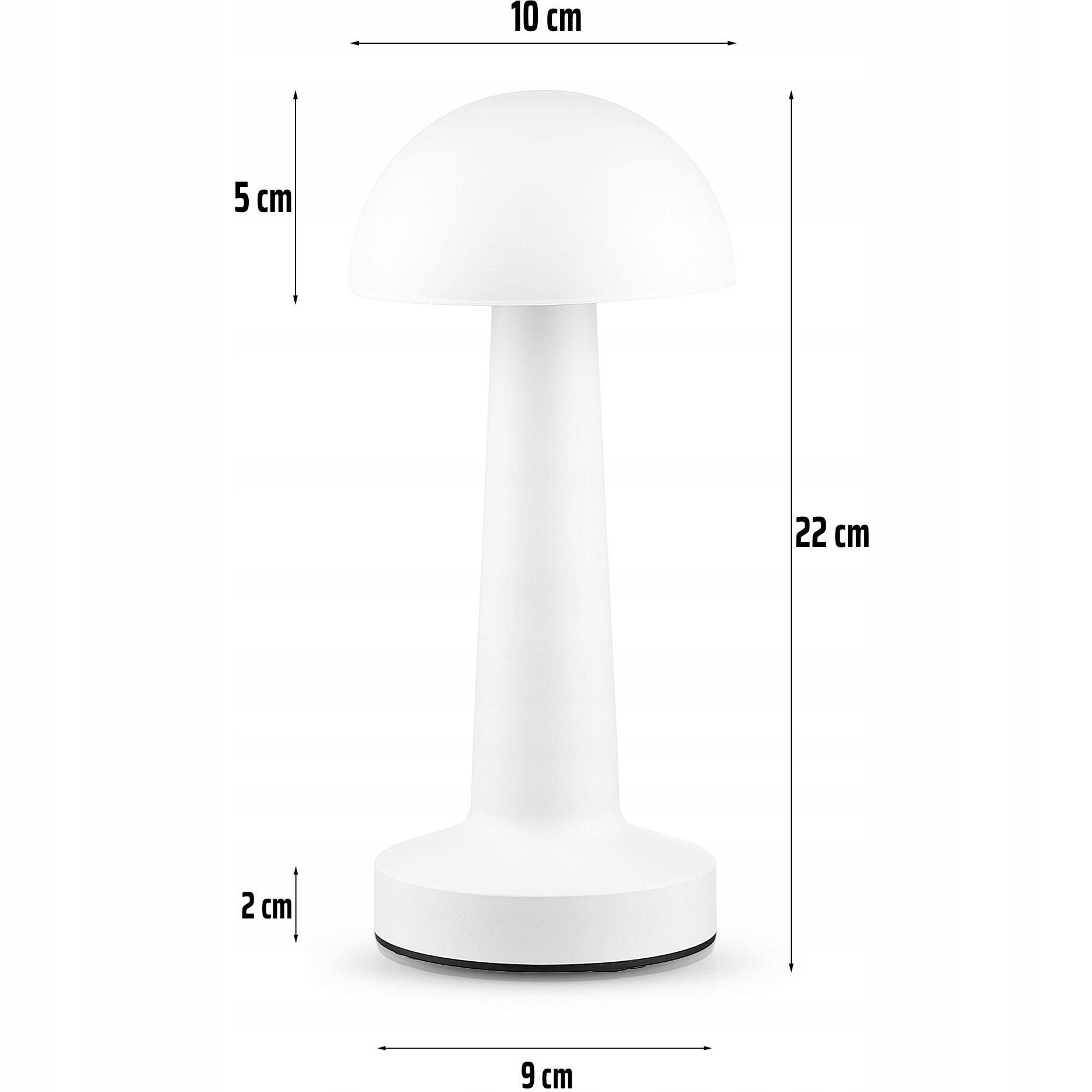 BEZPRZEWODOWA LAMPKA DO RESTAURACJI HOTELU DOTYK LED GRZYBEK 3 TRYBY NOCNA Klasa efektywności energetycznej E