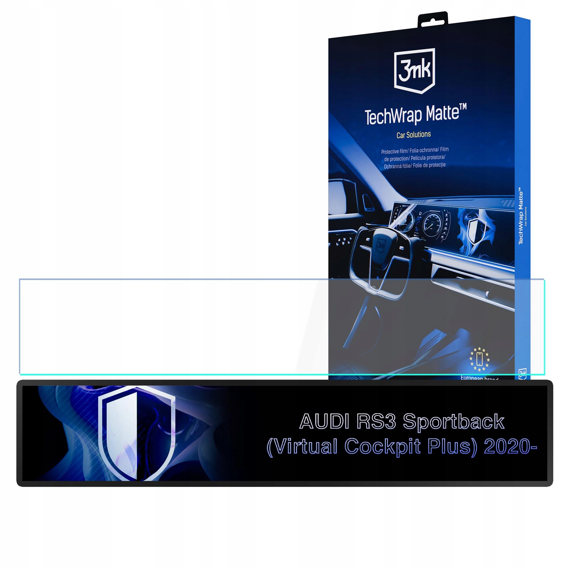 Folia ochronna Audi RS3 Sportback Virtual Cockpit Plus 2020- 3mk TechWrap