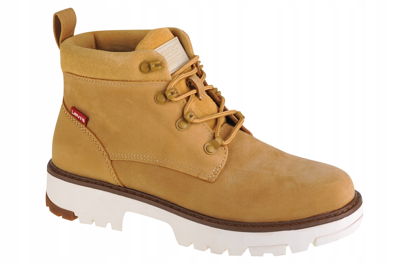 Levi's Solvi Ankle [36] Dámské trekové boty Nubuk Žlutá