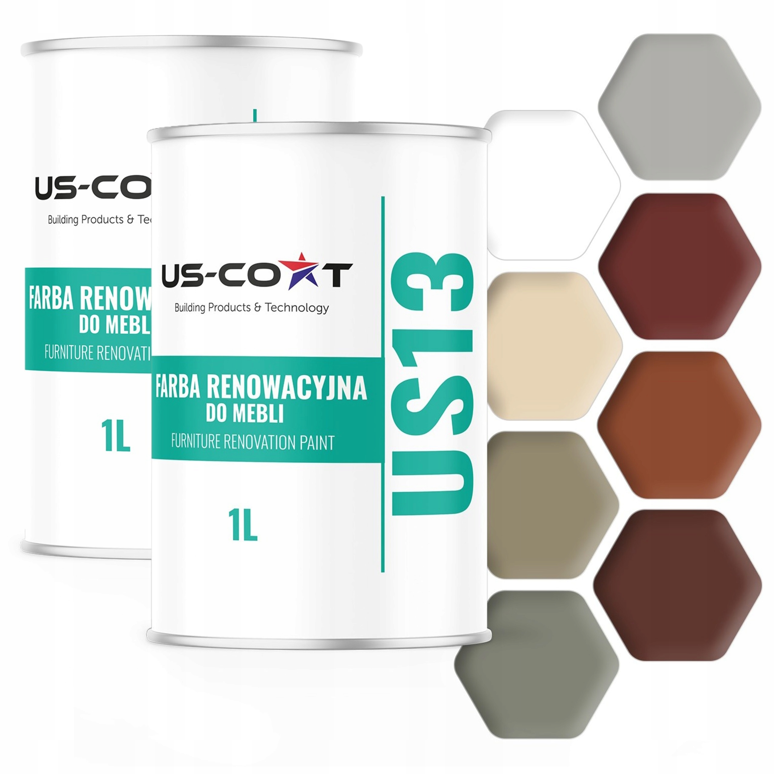 Farba Na Kuchynský Nábytok Fronty Skriniek Na Dosky 16 Farieb Polomat 2x1L